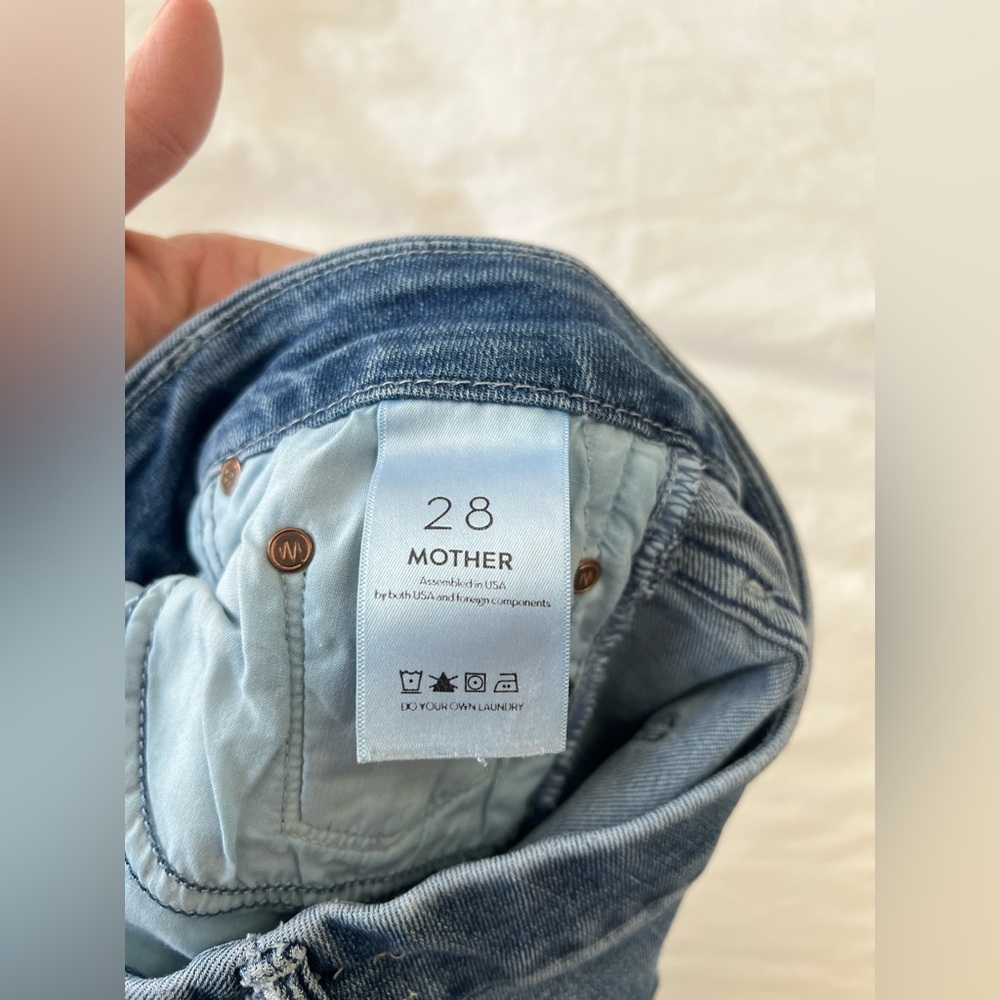 MOTHER | SZ 28 | Lot 2 Looker Ankle Fray | Clean Sweep Skinny | Fingerprints - Picture 12 of 15